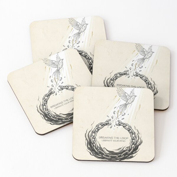 Item preview, Free Spirit Breaking Chains Illustration designed and sold by Tommy Studio.