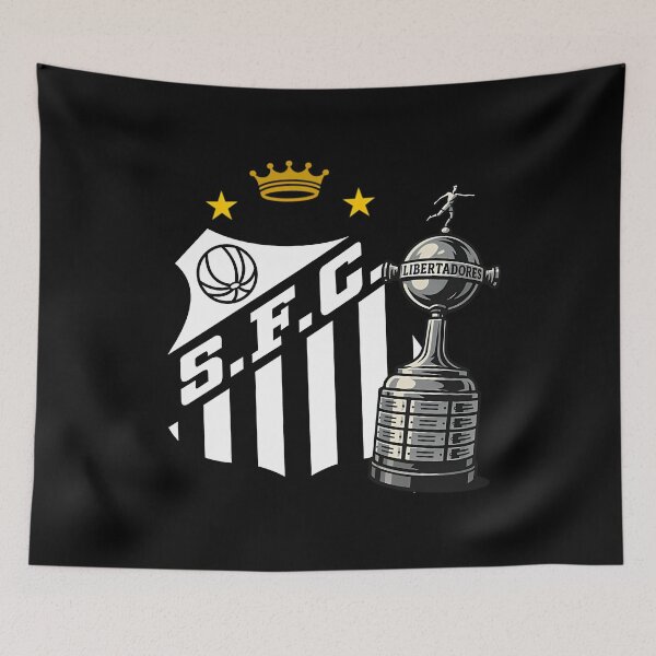 Item preview, Santos Of Brazil With The Libertadores Cup designed and sold by Leloch.