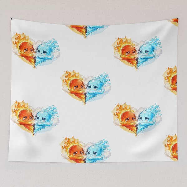 Item preview, Fire and Water Heart?? designed and sold by HedayatDesign.