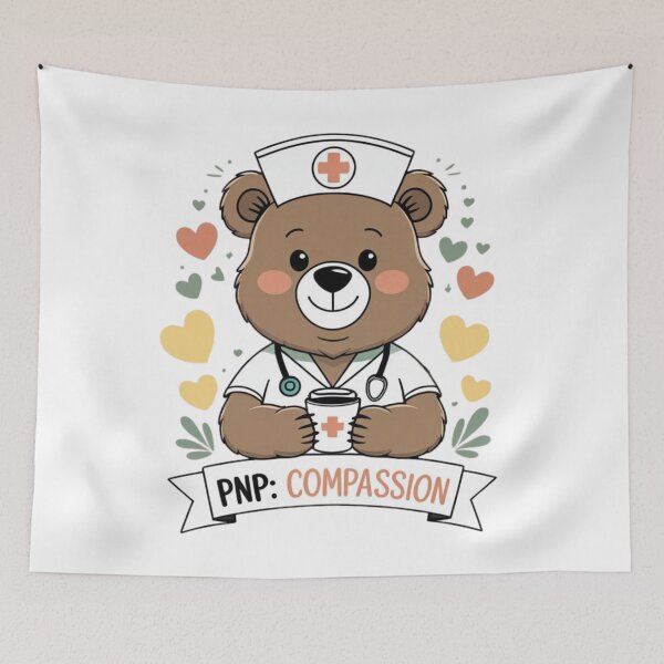 Item preview, PNP Compassion Bear – Pediatric Nurse Practitioner Healthcare Design designed and sold by ClarityNP Studio.