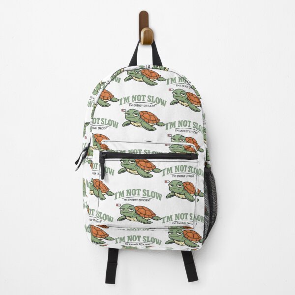Item preview, Energy Efficient Sea Turtle Retro Quote with Grumpy Cute Mood designed and sold by zoughlal.