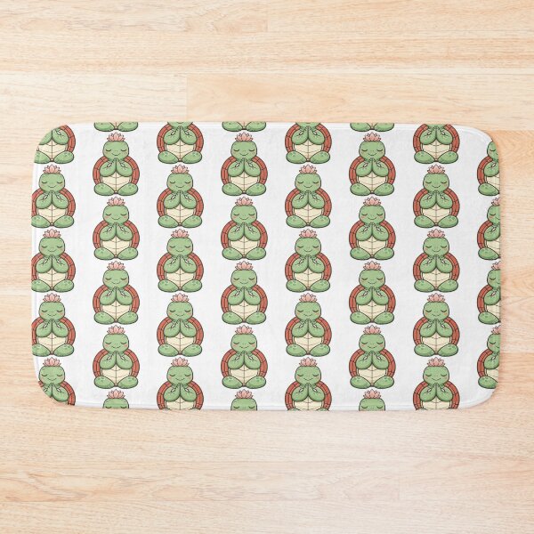Item preview, Meditating Sea Turtle Namaste Lotus Calm Zen Motif designed and sold by zoughlal.