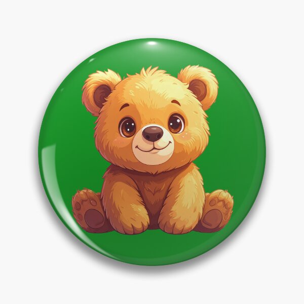 Item preview, Golden Bear Sitting and Smiling designed and sold by mcraft studio.
