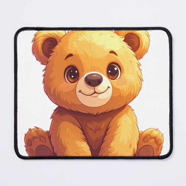 Item preview, Golden Bear Sitting and Smiling designed and sold by mcraft studio.