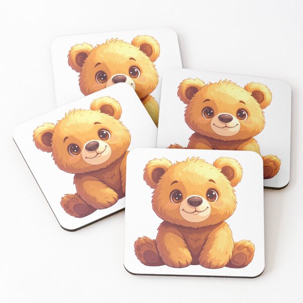 Item preview, Golden Bear Sitting and Smiling designed and sold by mcraft studio.