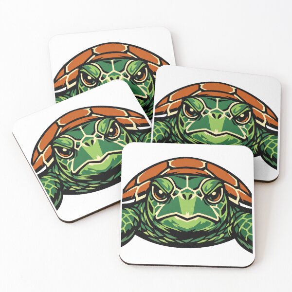 Item preview, Bold High Contrast Sea Turtle Portrait Close Up Statement Look designed and sold by zoughlal.