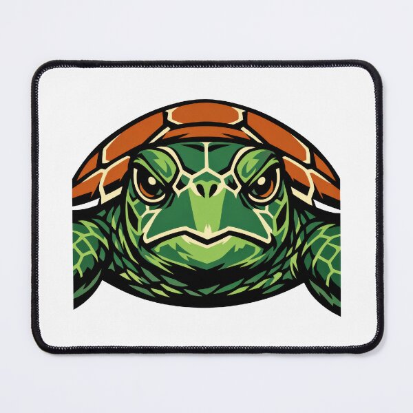 Item preview, Bold High Contrast Sea Turtle Portrait Close Up Statement Look designed and sold by zoughlal.