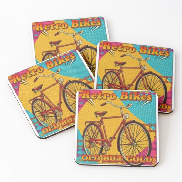 Item preview, Retro Bicycle Art - Old But Gold Vintage Bike Design designed and sold by Stefanrajzer.