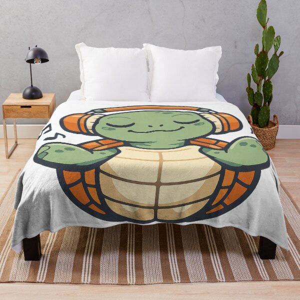 Item preview, Sea Turtle with Headphones Music Lover Lofi Chill Character designed and sold by zoughlal.