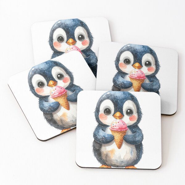 Item preview, Stylish Baby Penguin Cartoon Mascot designed and sold by mcraft studio.