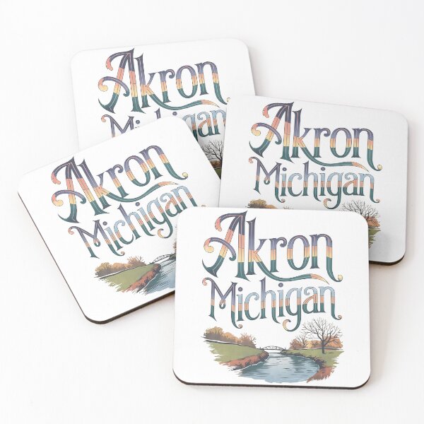 Item preview, Akron, Michigan, Akron MI, Akron Michigan designed and sold by MoMidoStore.