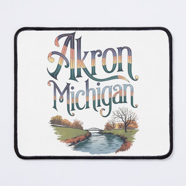 Item preview, Akron, Michigan, Akron MI, Akron Michigan designed and sold by MoMidoStore.