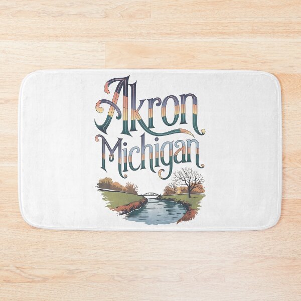 Item preview, Akron, Michigan, Akron MI, Akron Michigan designed and sold by MoMidoStore.