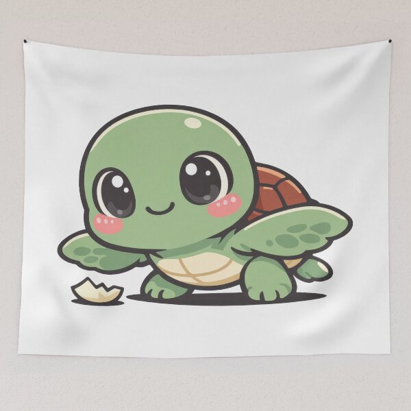 Item preview, Baby Sea Turtle Hatchling First Steps Cute New Beginning Energy designed and sold by zoughlal.