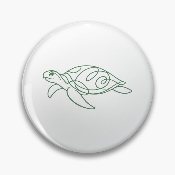 Item preview, One Line Sea Turtle Continuous Line Minimalist Drawing designed and sold by zoughlal.