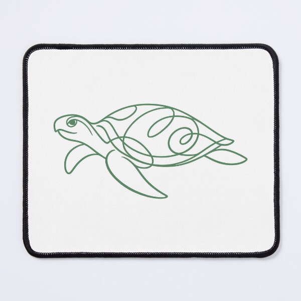Item preview, One Line Sea Turtle Continuous Line Minimalist Drawing designed and sold by zoughlal.