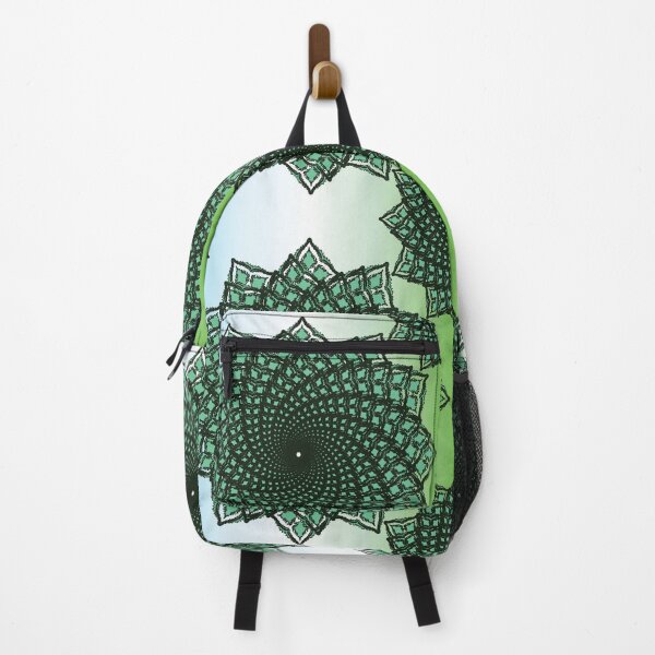 Item preview, Hypnotic Green Mandala Flow designed and sold by OIL Pattern Design .