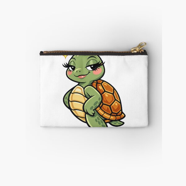 Item preview, Sassy Sea Turtle with Eyelashes Confident Self Love Character designed and sold by zoughlal.