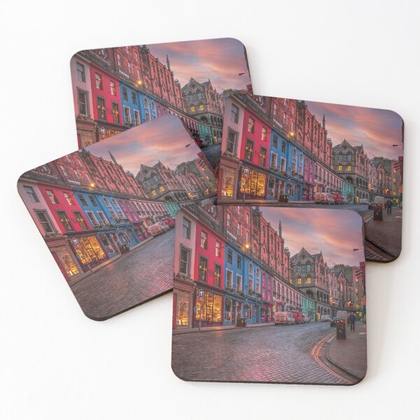 Item preview, Romantic old town alley at sunset – Urban Travel Design designed and sold by Mauswohn.