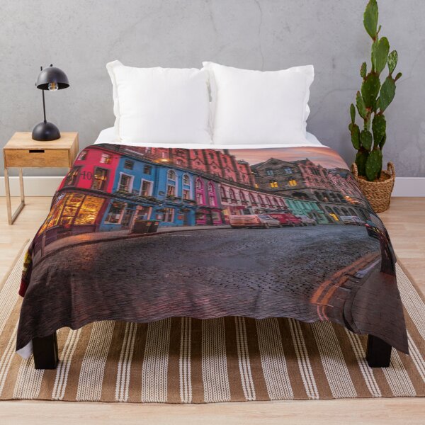 Item preview, Romantic old town alley at sunset – Urban Travel Design designed and sold by Mauswohn.