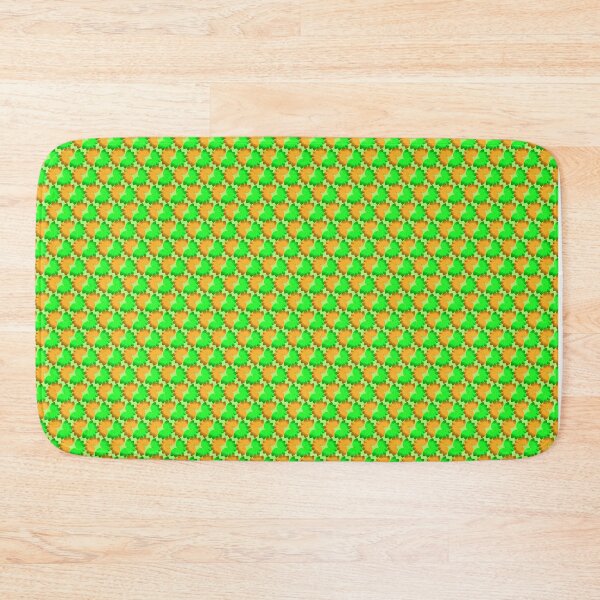 Item preview, Green Orange Abstract Geometric Pattern designed and sold by Snout & Shout..