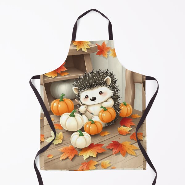 Artikelvorschau, Niedliches Kürbisbild mit Igelmotiv – Gemütliches Herbstdesign entworfen und verkauft von ArmaanArts.
