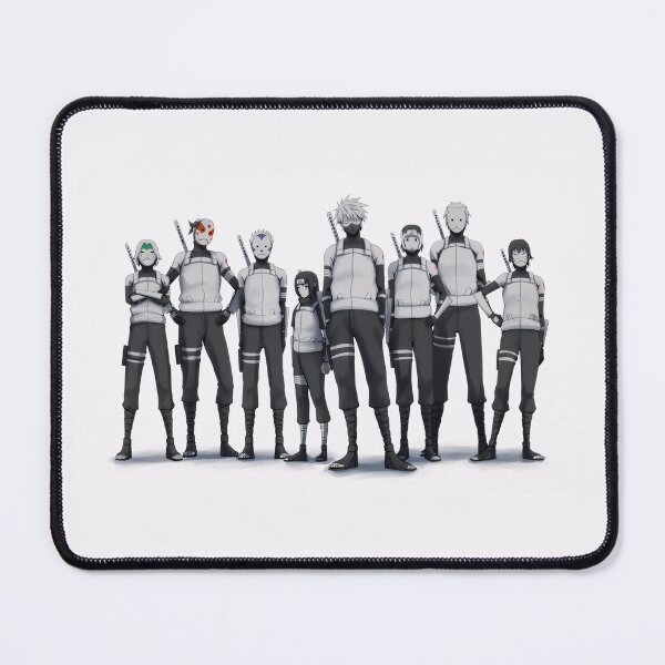 Item preview, Elite Ninja Squad Minimal Anime Inspired Artwork designed and sold by PosterFuel.