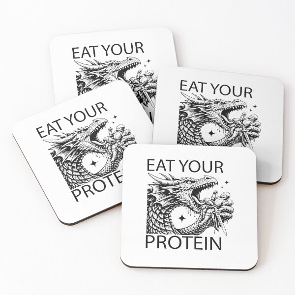 Item preview, Dragon eating dumbbells designed and sold by paulrommer.