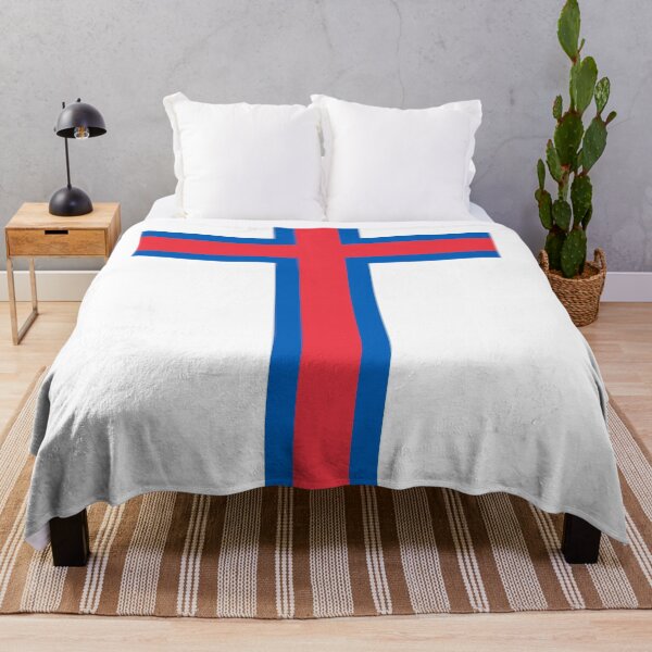 Item preview, Vertical Faroe Islands Flag Design designed and sold by NTGUILTY.