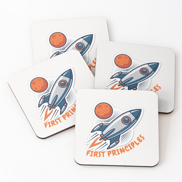 Item preview, First Principles Rocket Strategy Sticker designed and sold by Top-Tier Thinking .