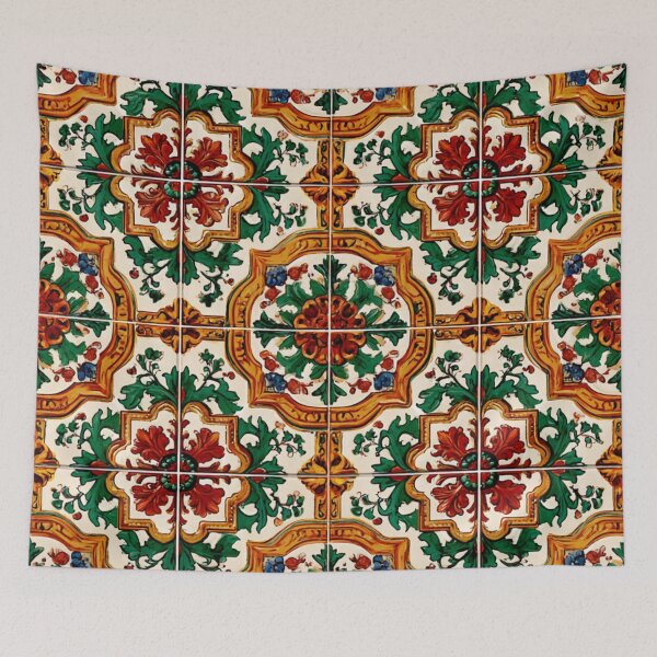 Item preview, Geometric Colorful Tile Portuguese Art Pattern designed and sold by GrinGalore.