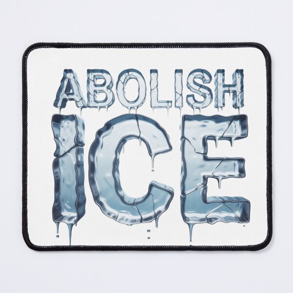Item preview, Abolish ICE – Melting Ice Protest Typography designed and sold by PRfoxy.