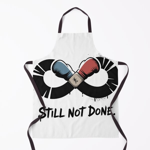 Item preview, Still Not Done Boxing Shirt – Fighter Mindset Street Art Stencil Design designed and sold by WSPrintCrafter.