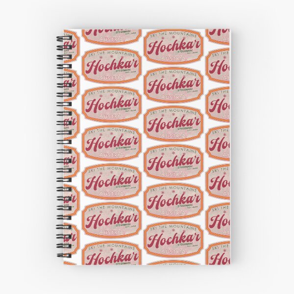 Item preview, Hochkar, Austria, Steiermark, Ski, textured skiing badge designed and sold by Wanderful-roads.