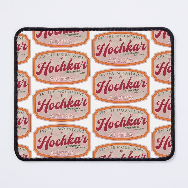 Item preview, Hochkar, Austria, Steiermark, Ski, textured skiing badge designed and sold by Wanderful-roads.
