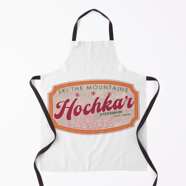 Item preview, Hochkar, Austria, Steiermark, Ski, textured skiing badge designed and sold by Wanderful-roads.