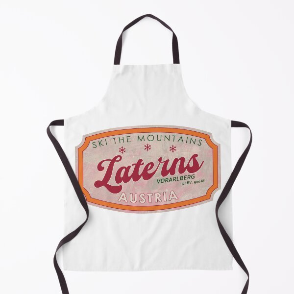 Item preview, Laterns, Austria, Vorarlberg, Ski, textured skiing badge designed and sold by Wanderful-roads.
