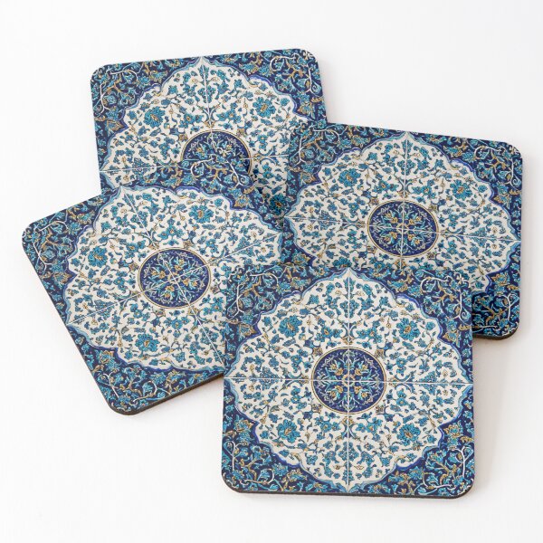 Item preview, Geometric Iranian Mosaic Tile Islamic Art Pattern designed and sold by GrinGalore.