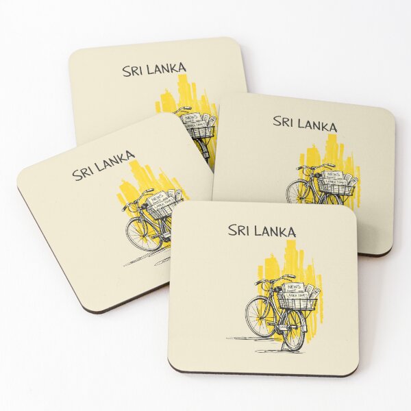 Item preview, Sri Lankan Street Life Newspaper Bicycle Art designed and sold by HUIEN JAN.