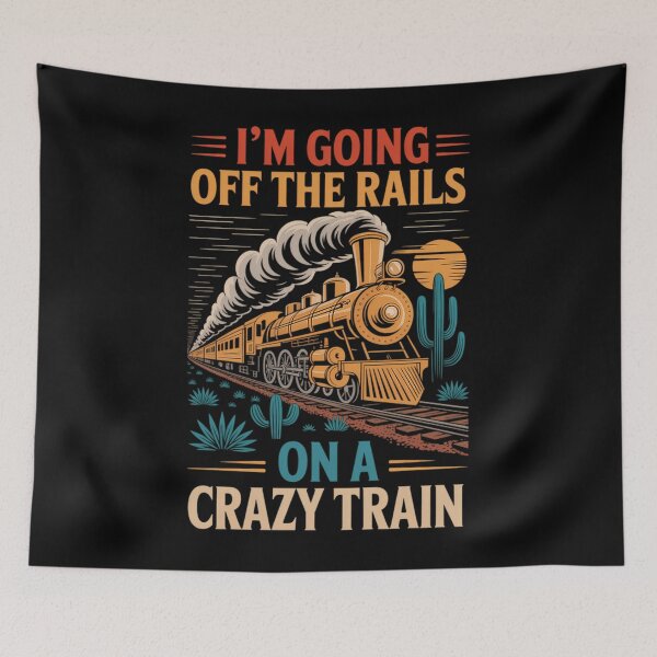Item preview, I'M Going Off The Rails On A Crazy Train designed and sold by SOLAYMSHOP.