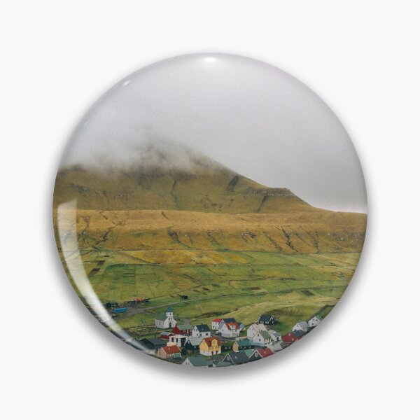 Item preview, Faroe Islands Village – Mystical Nordic Landscape Art designed and sold by Mauswohn.