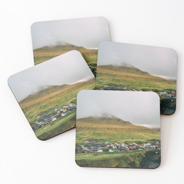 Item preview, Faroe Islands Village – Mystical Nordic Landscape Art designed and sold by Mauswohn.