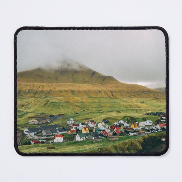 Item preview, Faroe Islands Village – Mystical Nordic Landscape Art designed and sold by Mauswohn.