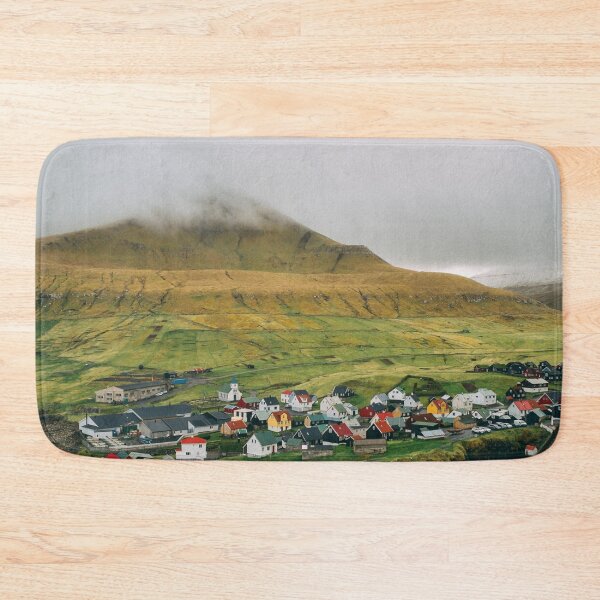Item preview, Faroe Islands Village – Mystical Nordic Landscape Art designed and sold by Mauswohn.