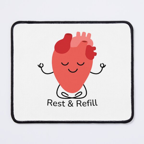 Item preview, Diastole Energy – Rest & Refill Heart Illustration designed and sold by ClarityNP Studio.