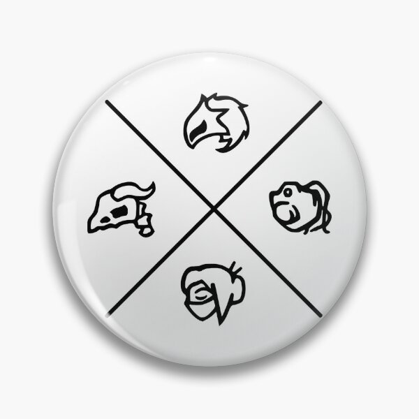 Item preview, Slay The Spire Character Symbols (Black Version)  designed and sold by Shammerh.