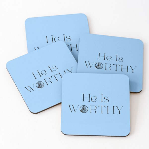 Item preview, He is Worthy Christian designed and sold by Sachie's Studio.