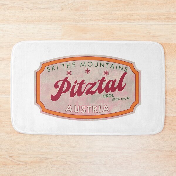 Item preview, Pitztal, Austria, Tirol, Ski, textured skiing badge designed and sold by Wanderful-roads.