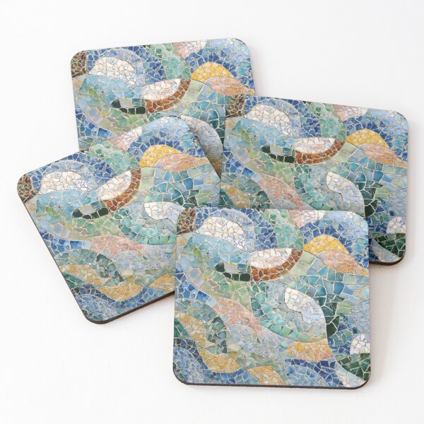 Item preview, Gaudi Inspired Mosaics Tile Pattern designed and sold by GrinGalore.