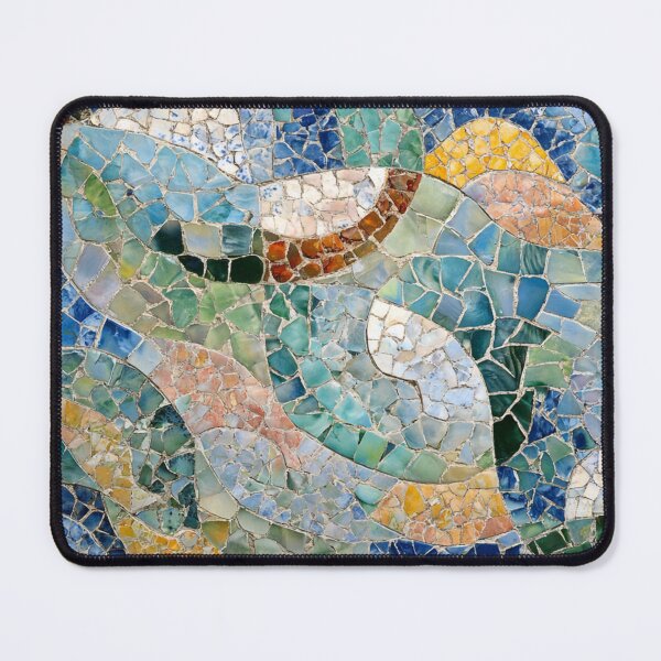 Item preview, Gaudi Inspired Mosaics Tile Pattern designed and sold by GrinGalore.